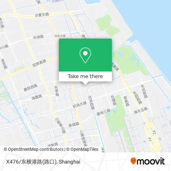 X476/东横港路(路口) map