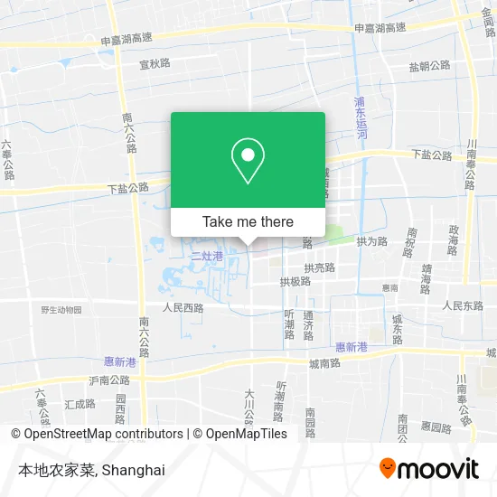 本地农家菜 map