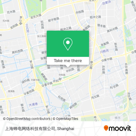 上海蜂电网络科技有限公司 map