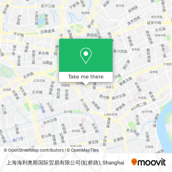 上海海利奥斯国际贸易有限公司(虹桥路) map