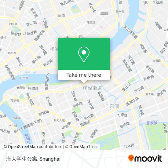 海大学生公寓 map