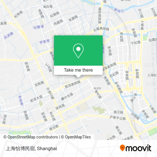 上海怡博民宿 map