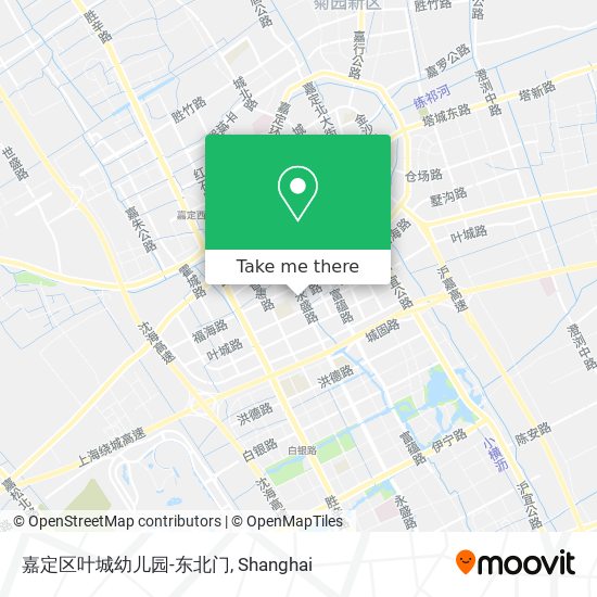 嘉定区叶城幼儿园-东北门 map