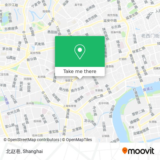 北赵巷 map