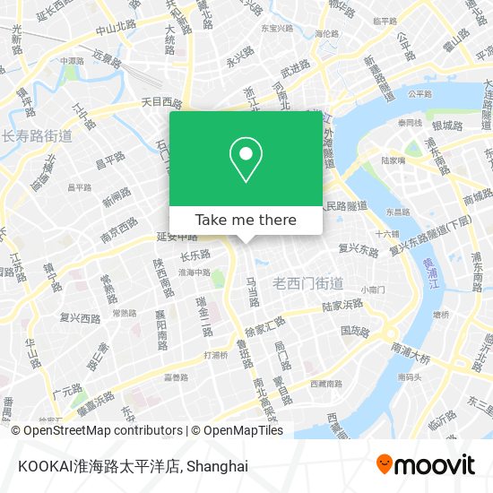 KOOKAI淮海路太平洋店 map