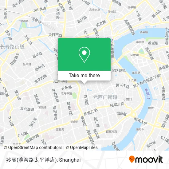 妙丽(淮海路太平洋店) map