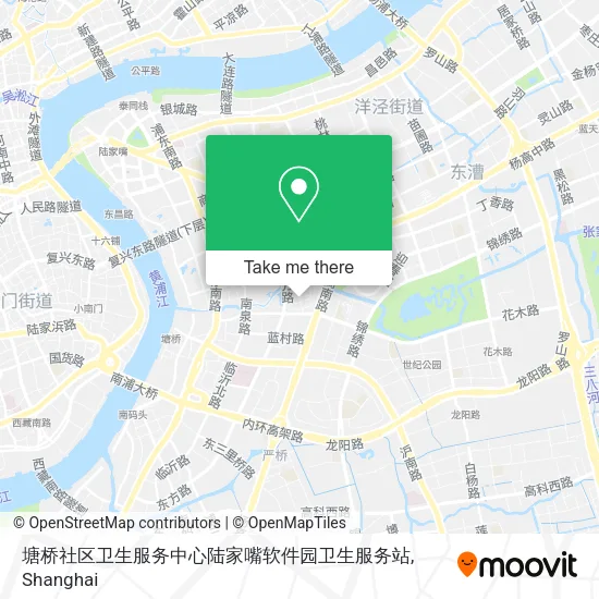 塘桥社区卫生服务中心陆家嘴软件园卫生服务站 map