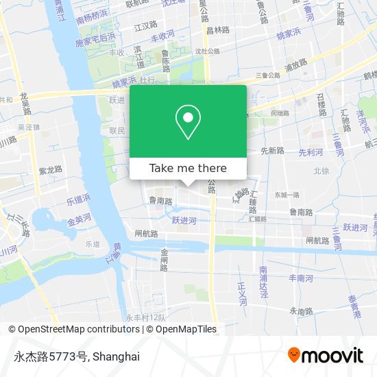 永杰路5773号 map