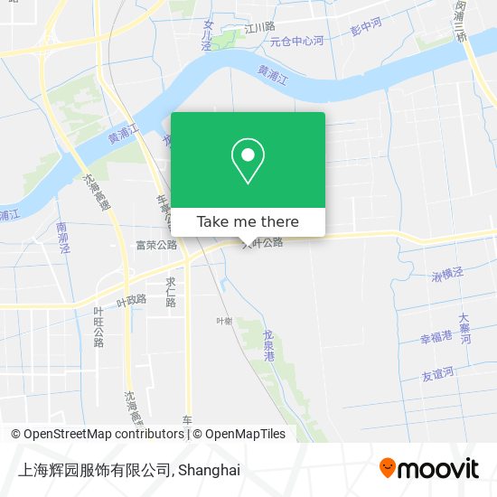 上海辉园服饰有限公司 map