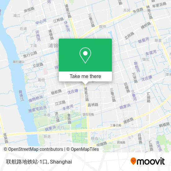 联航路地铁站-1口 map