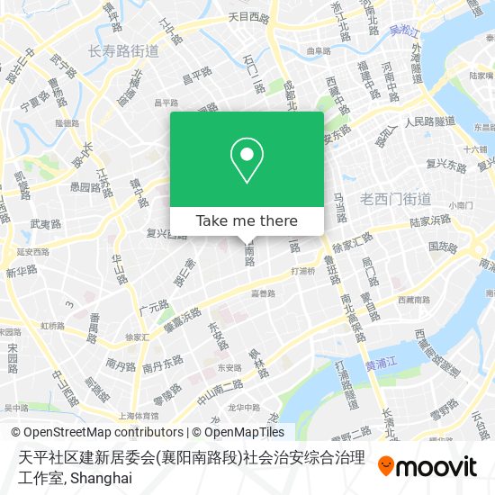 天平社区建新居委会(襄阳南路段)社会治安综合治理工作室 map