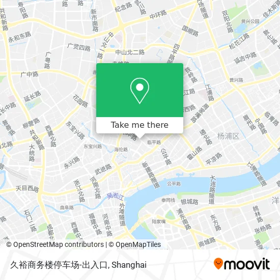 久裕商务楼停车场-出入口 map