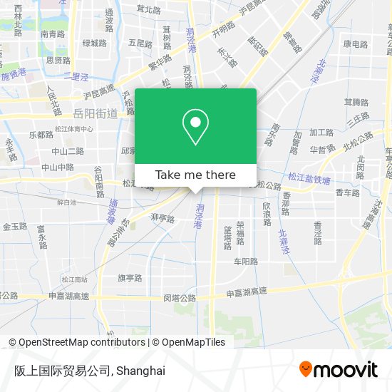 阪上国际贸易公司 map