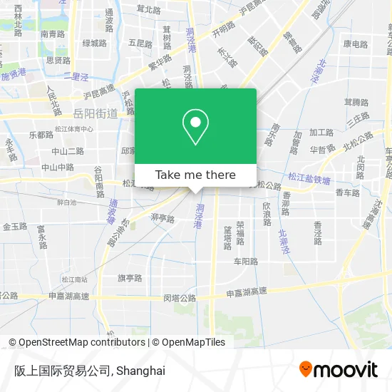 阪上国际贸易公司 map