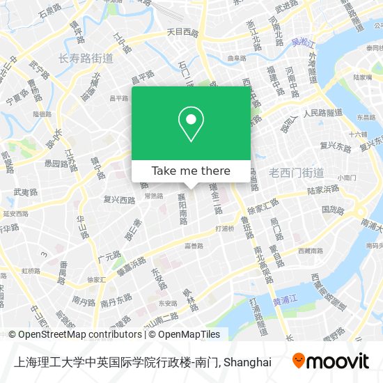 上海理工大学中英国际学院行政楼-南门 map