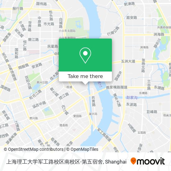 上海理工大学军工路校区南校区-第五宿舍 map