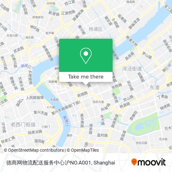 德商网物流配送服务中心沪NO.A001 map