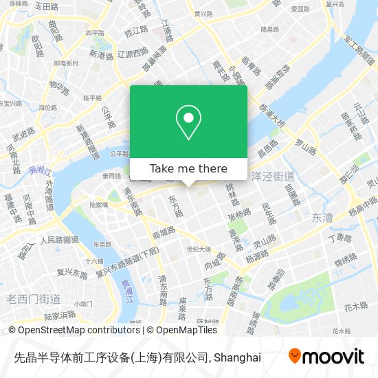 先晶半导体前工序设备(上海)有限公司 map