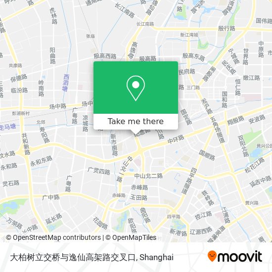 大柏树立交桥与逸仙高架路交叉口 map