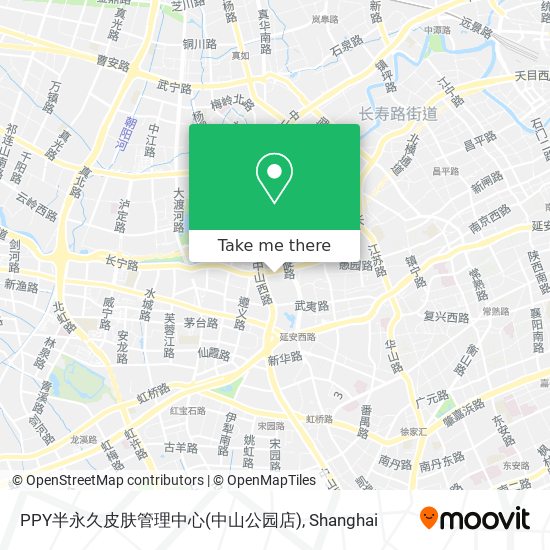 PPY半永久皮肤管理中心(中山公园店) map