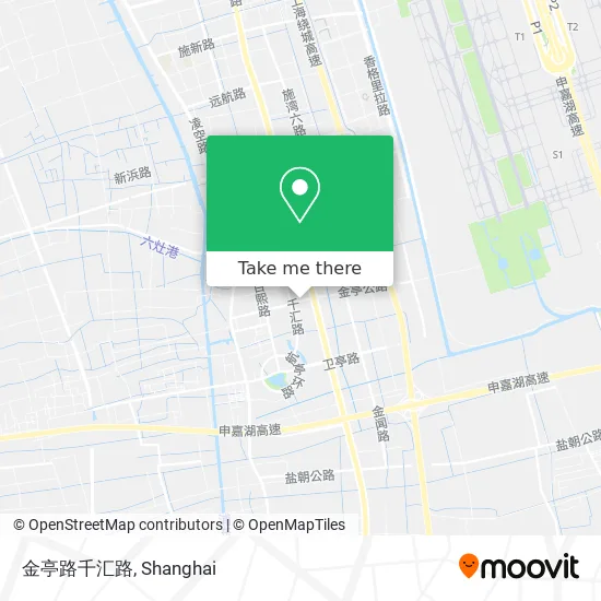金亭路千汇路 map