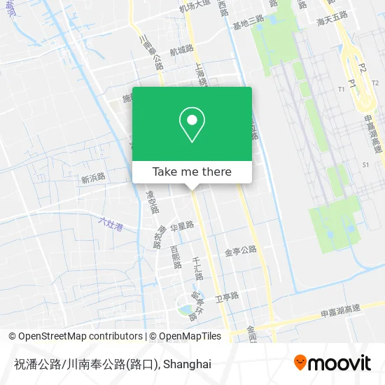 祝潘公路/川南奉公路(路口) map