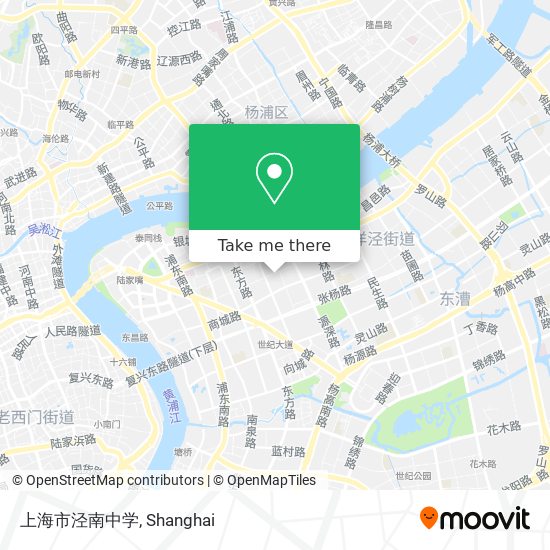 上海市泾南中学 map