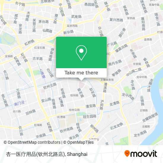 杏一医疗用品(钦州北路店) map