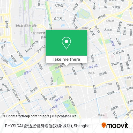 PHYSICAL舒适堡健身瑜伽(万象城店) map