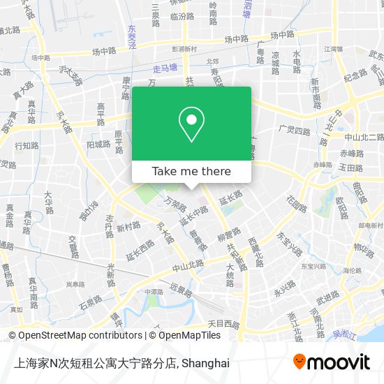 上海家N次短租公寓大宁路分店 map