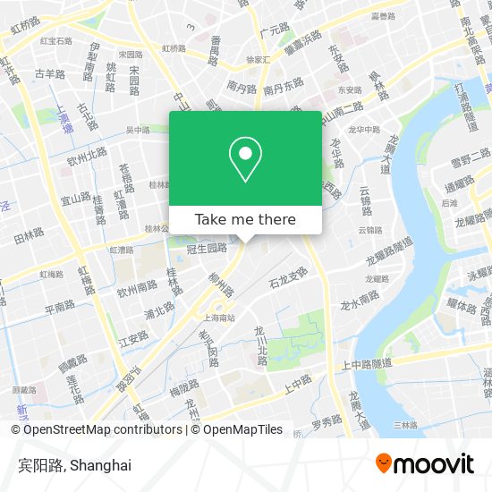 宾阳路 map