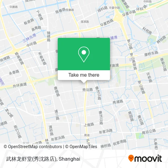 武林龙虾堂(秀沈路店) map