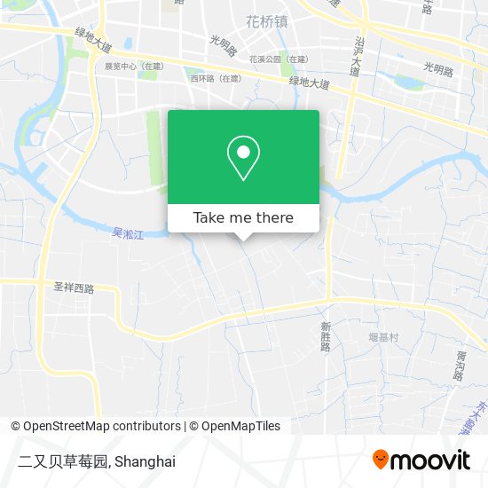二又贝草莓园 map