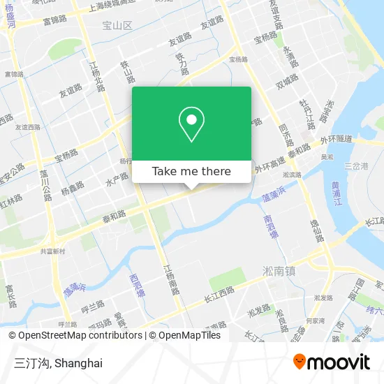 三汀沟 map