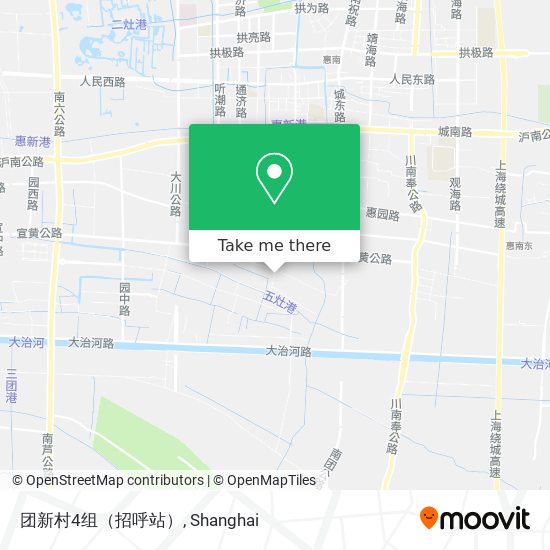 团新村4组（招呼站） map