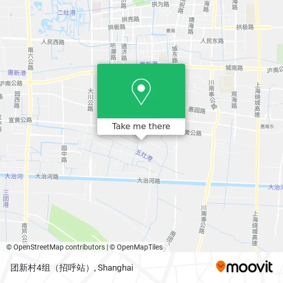 团新村4组（招呼站） map