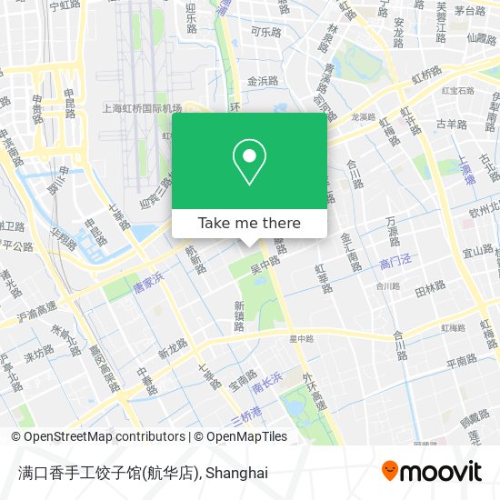 满口香手工饺子馆(航华店) map