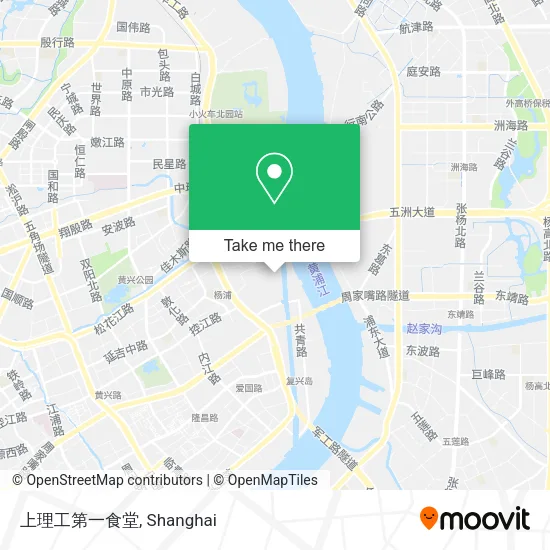 上理工第一食堂 map