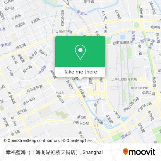 幸福蓝海（上海龙湖虹桥天街店） map