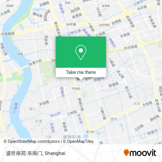 盛世南苑-东南门 map