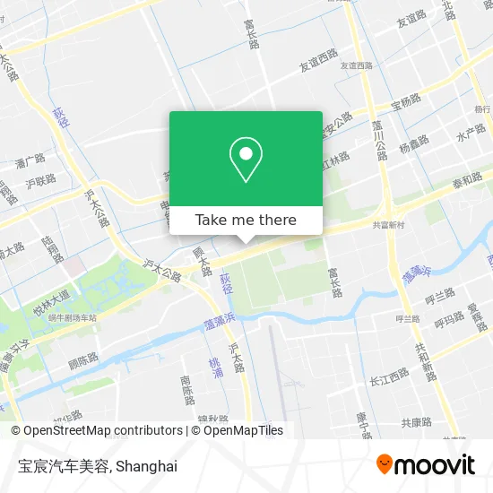 宝宸汽车美容 map