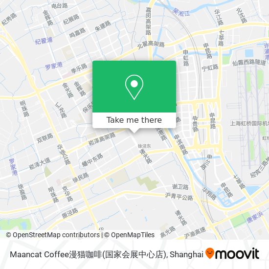 Maancat Coffee漫猫咖啡(国家会展中心店) map