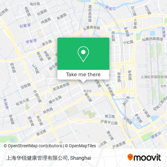 上海华锐健康管理有限公司 map