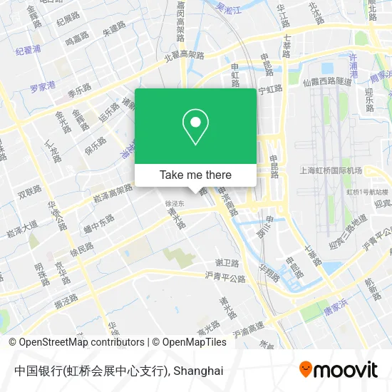 中国银行(虹桥会展中心支行) map