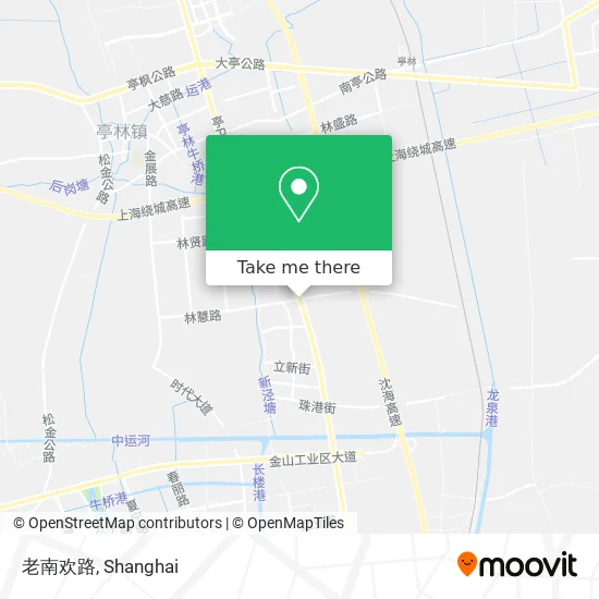 老南欢路 map