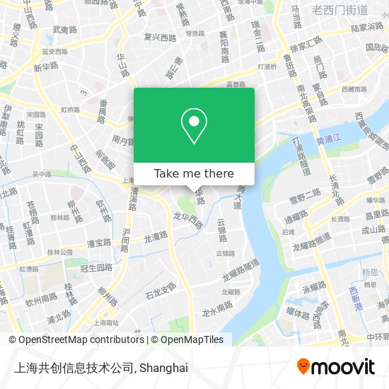 上海共创信息技术公司 map