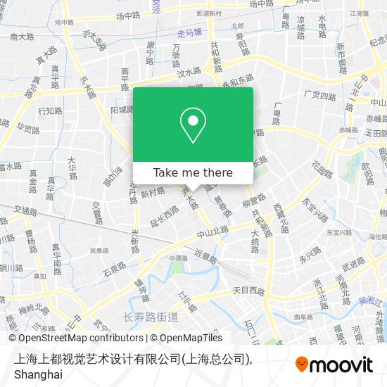 上海上都视觉艺术设计有限公司(上海总公司) map