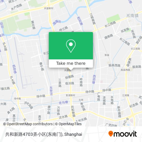 共和新路4703弄小区(东南门) map