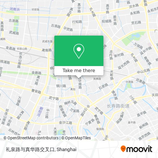 礼泉路与真华路交叉口 map