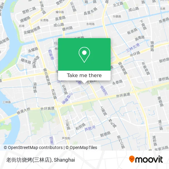 老街坊烧烤(三林店) map